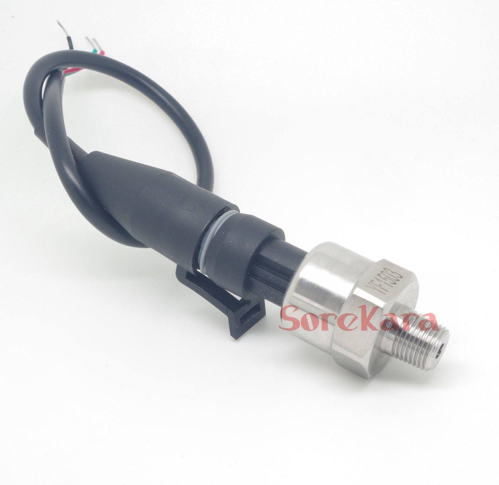 5psi 100psi 200psi 500psi 1000psi 1600PSI 0.5-4.5V Gas Lucht Water 1/8 "Npt 316 Roestvrij Druk Transducer zender Uitgang