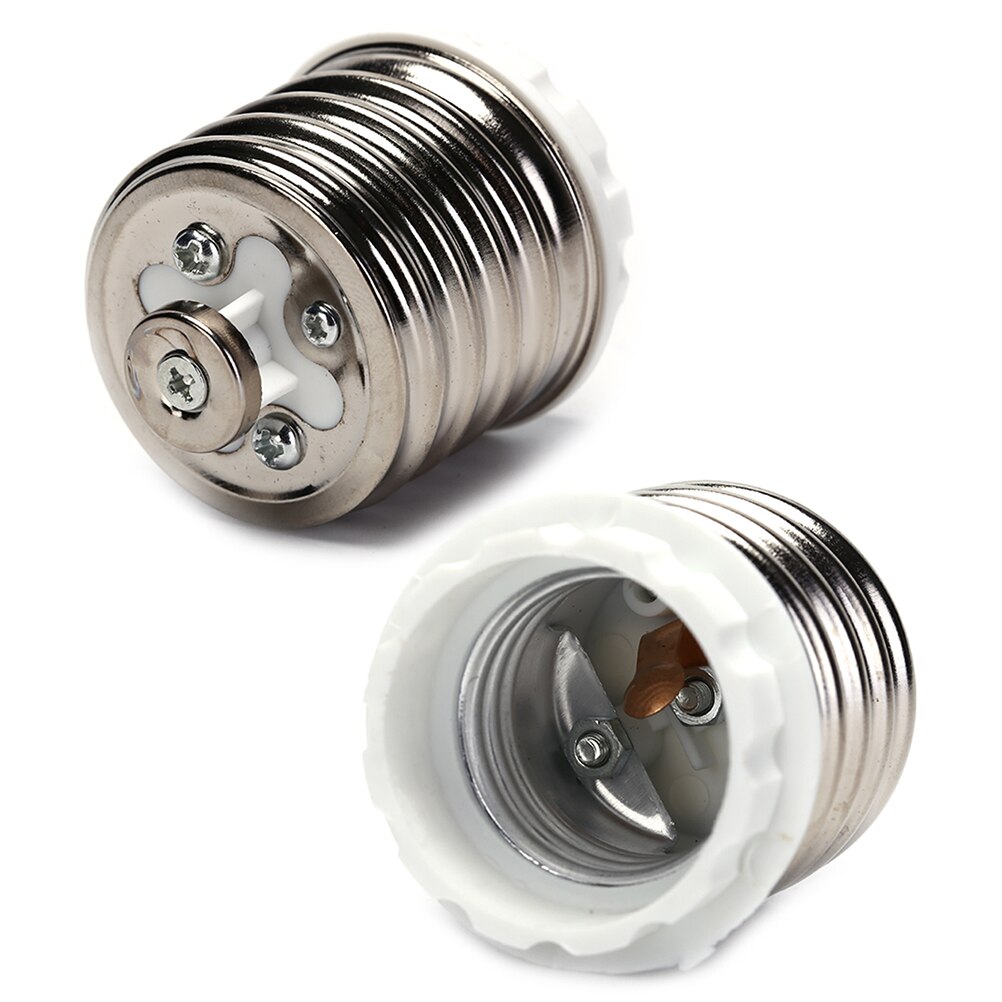 E40 to e27 adapter pærer base led pære adapter led pærer fatning adapter pære konverter 3a