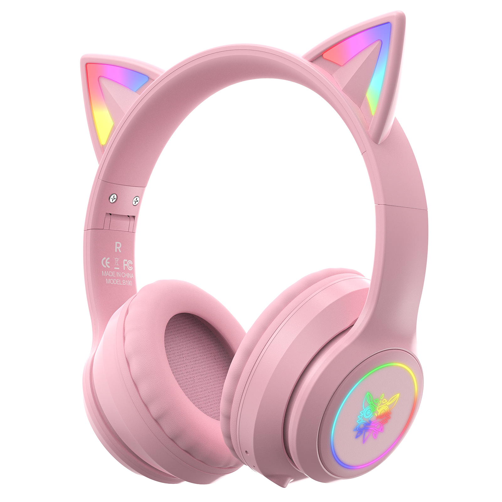 Onikuma Gaming Gaming Headset Bluetooth Headset Cat Ear Noise Annulering Hoge Geluidskwaliteit Schattig: WIT