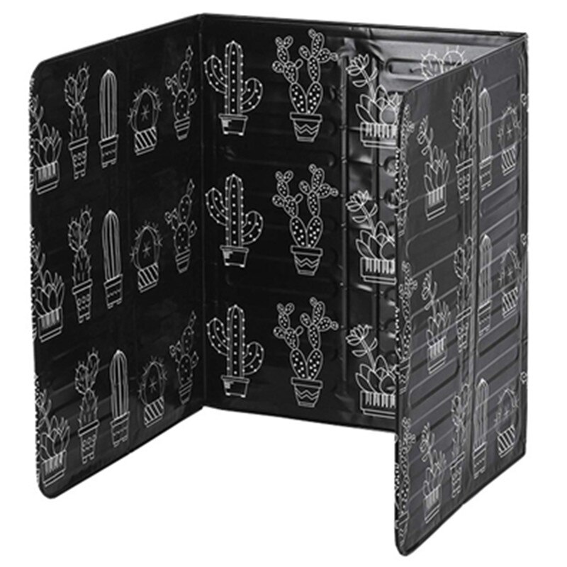 Keuken Gadgets Aluminium Bescherming Screen Opvouwbare Keuken Kookplaat Gasfornuis Deflector Koekenpan Olie Splash Bescherming Screen Tool: Black