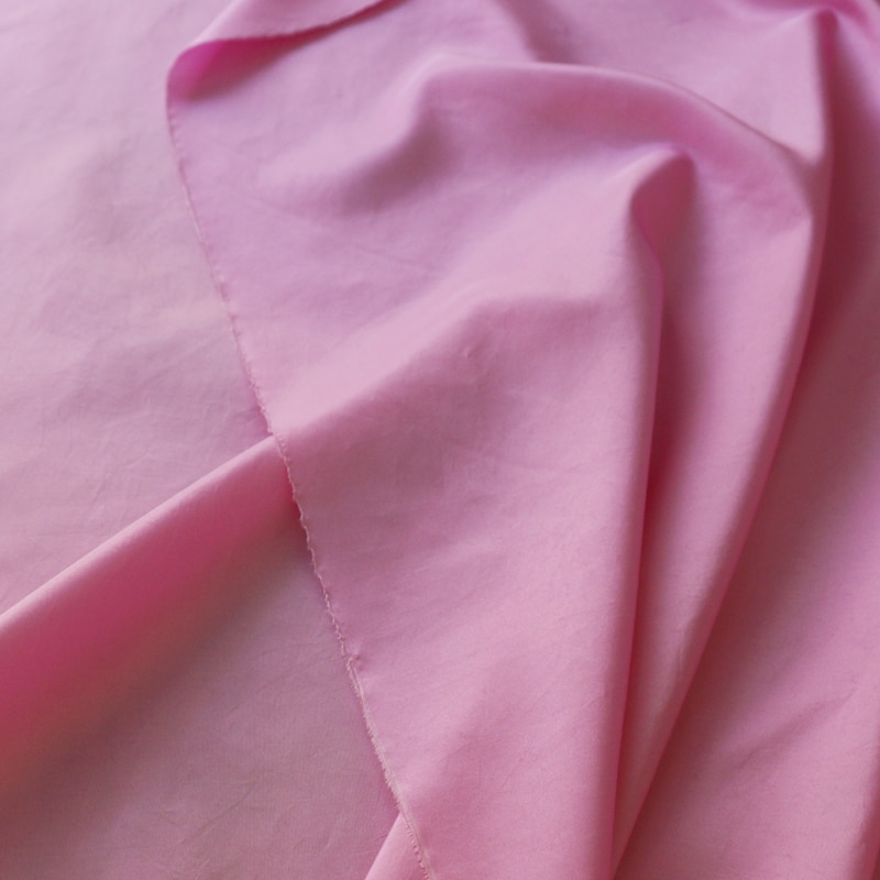 Soft Pink Taffeta Silk Fabric
