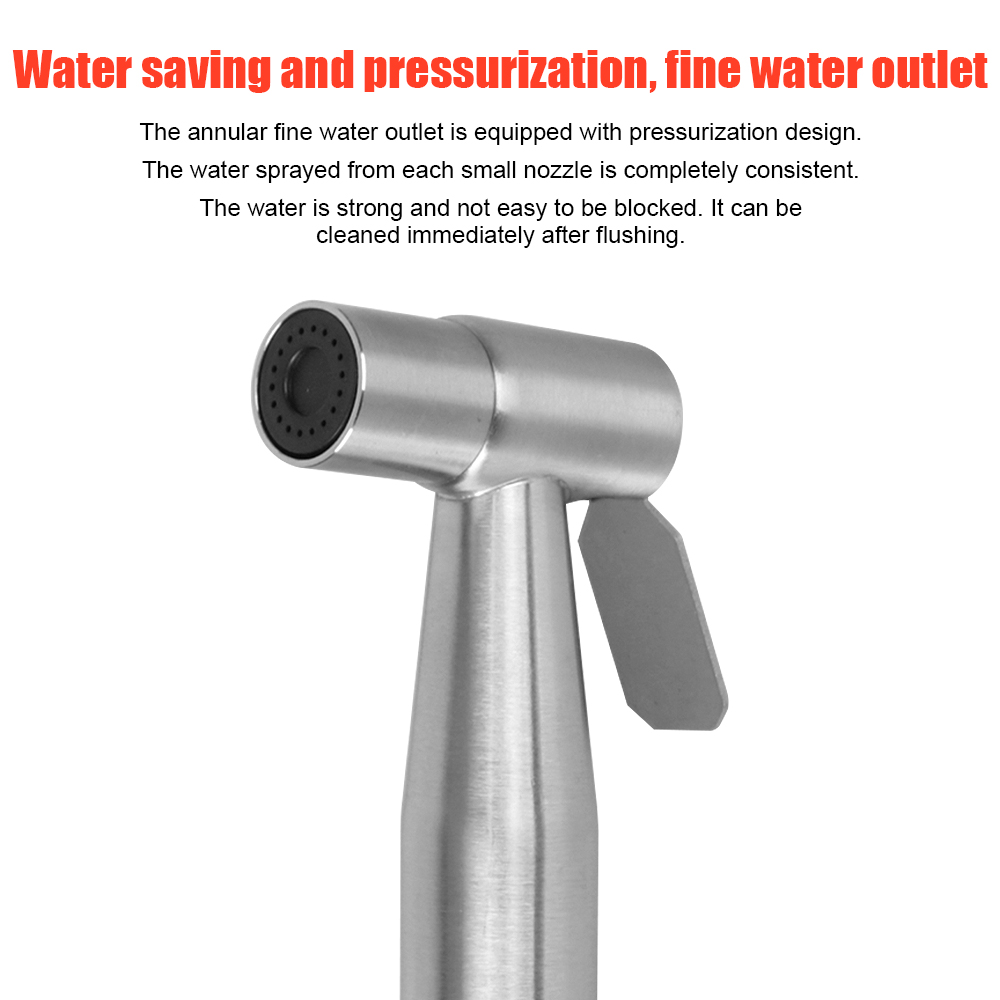 Handheld Hand Bidet Wasserhahn für Badezimmer Handbrause Duschkopf Bidet Spritzgerät einstellen für Toilette Edelstahl selbstreinigend