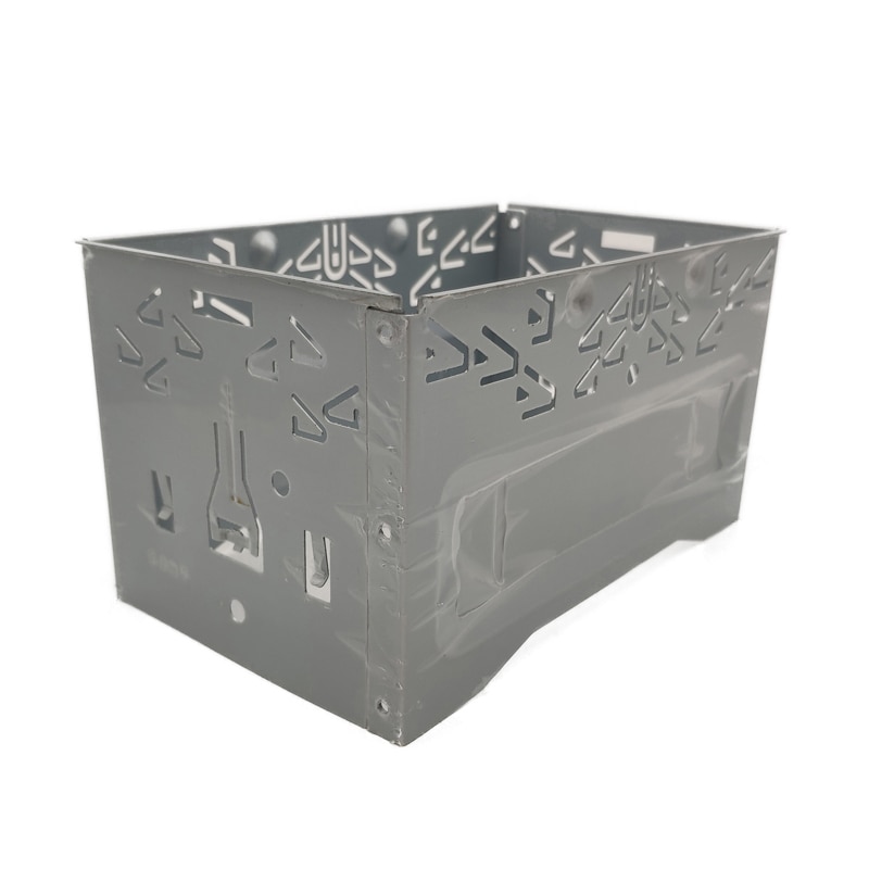 Caja para reproductor de radio para auto, kit de accesorios 2 din, marco para instalación general, unidad frontal