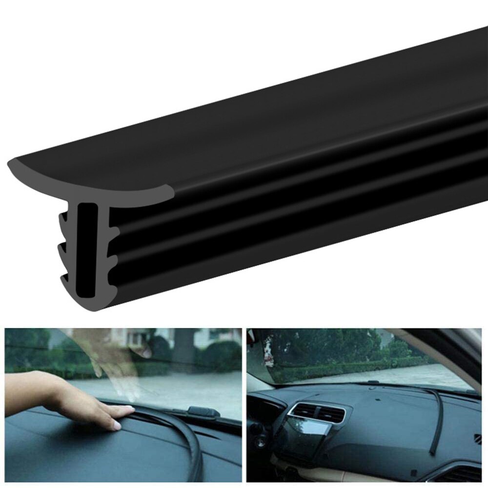 thumbnail image 2 of Universal Car Interior Dashboard Strips Sealing Stickers – Black Rubber, 80g, Anti-Dust, DIY Accessories 2 of 6