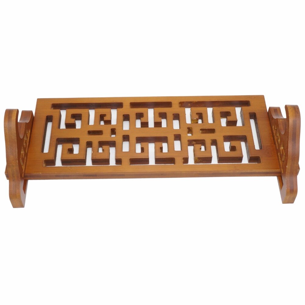 Classical Bamboo Sword Wall Mount Katana Stand Sword Display Holder Sword Hanger Japanese Samurai Sword Rack 1 Layer