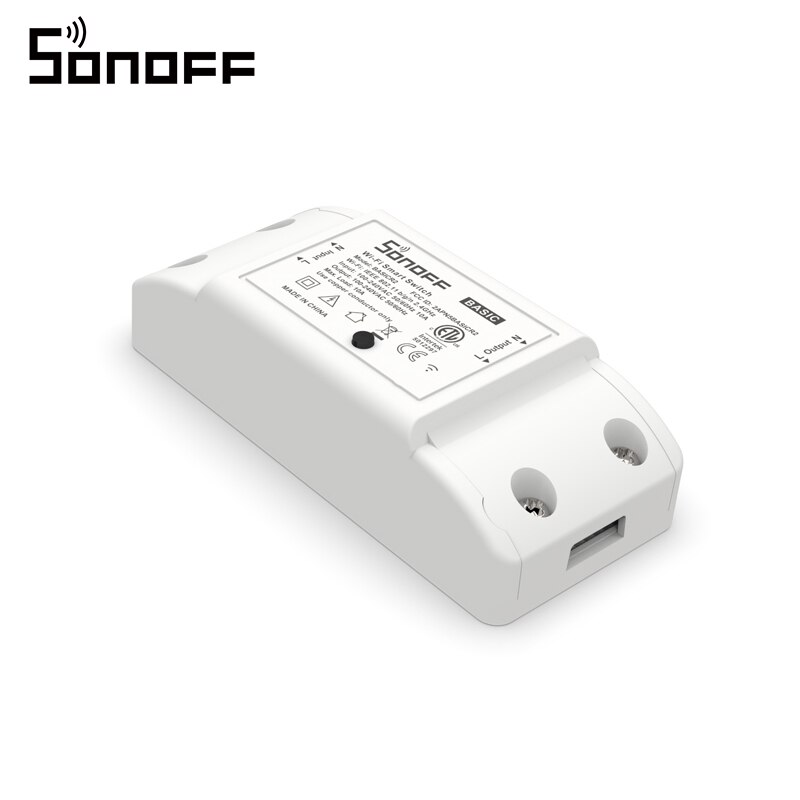 Sonoff Basic Wifi Switch Universal DIY Remote Wireless Smart Switch Domotica Wifi Light Switch Smart Home Works with Alexa