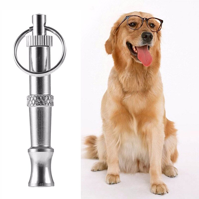 Puppy Pet Dog Whistle Two-tone Ultrasonic Flute Stop Barking Sound Repeller