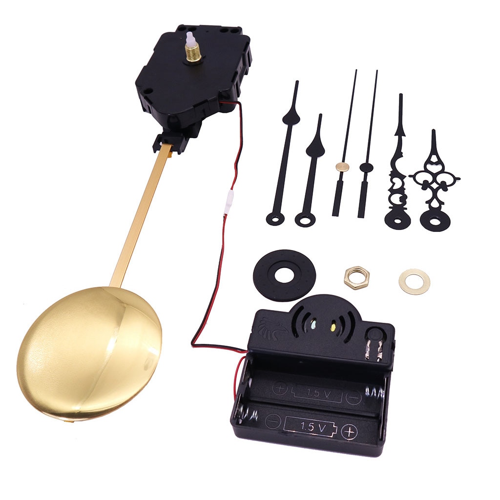 Pendulum Trigger Clock Chime Westminster Melody Movement DIY Kit with 2 Pairs Hands & Pendulum