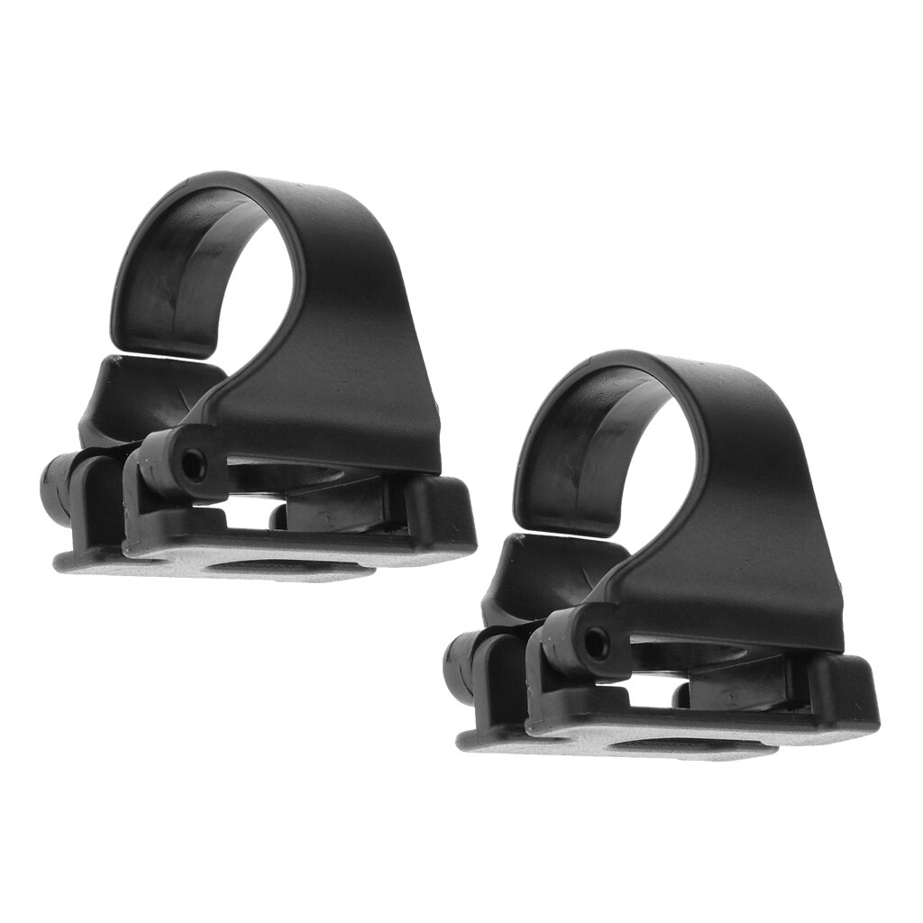 2Pcs Quick Release Plastic Snorkel Clip Keeper 1 inch Universal for Attaching To Mask Strap Swimming Diving Accessories