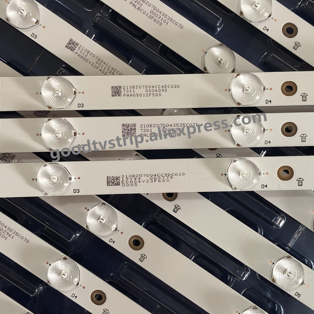 Bandes LED 7LED, 3 pièces, GJ-2K15-D2P5-315-D307-V1, NS-32DR420NA16, LC-32LB370U, LC-32LB480U, KDL-32R300B