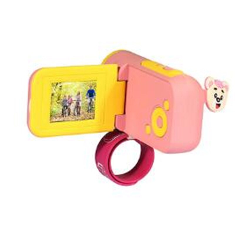 1.77Inch 16Mega Pixels Digital Camera Children Baby Cute Cartoon Kids Camera Christmas For Education Learning: Pink