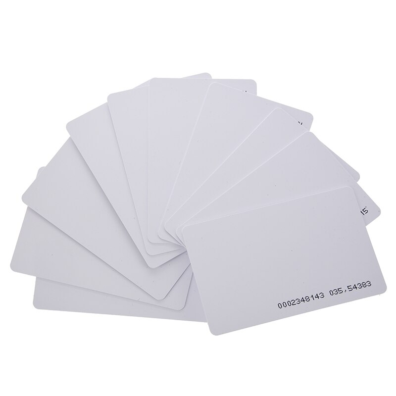 125Khz Door Entry Access Proximity RFID Card Wht 10 Pcs