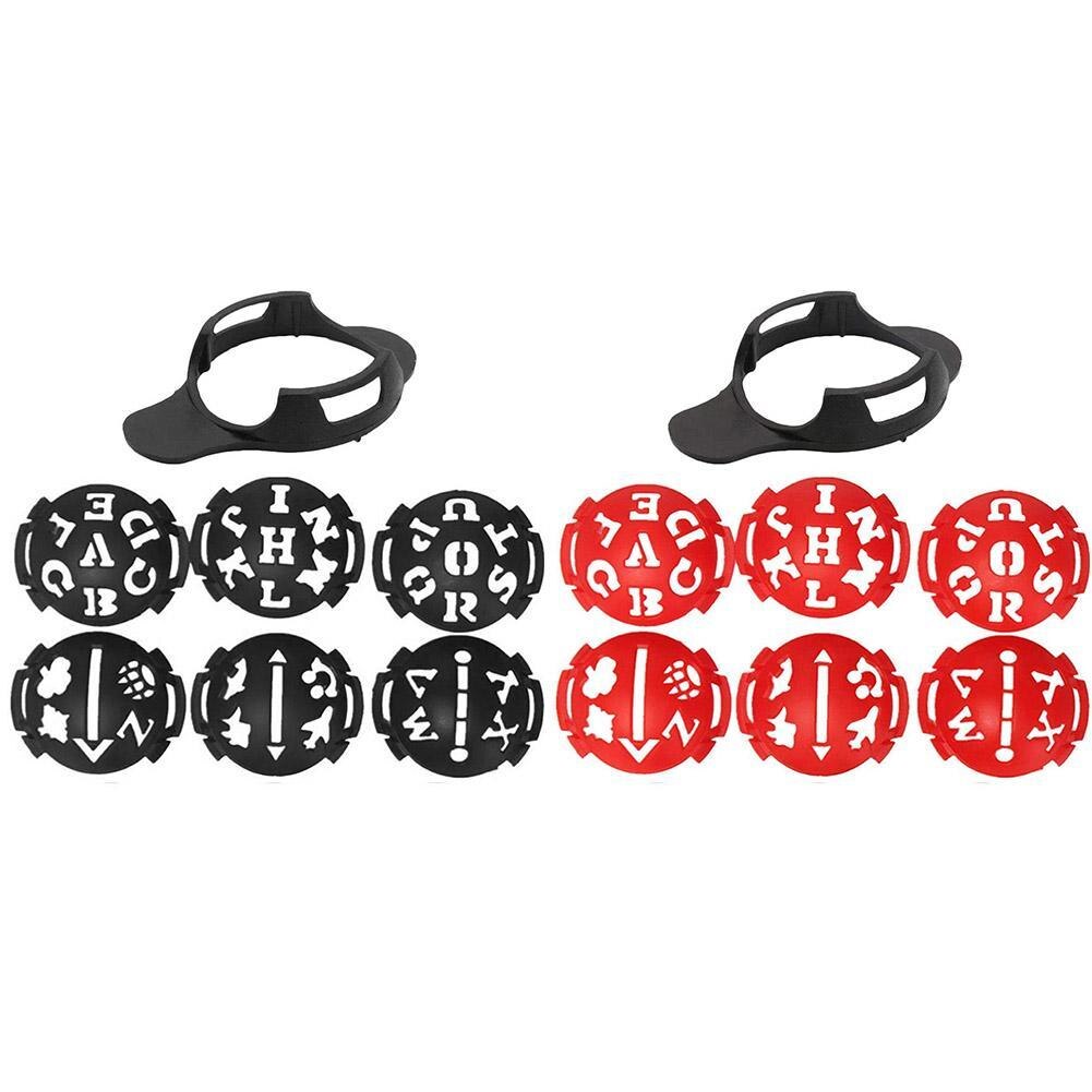 markieren Golf Ball Schablone Monogrammer Marker Schablone Stift Marker Liner Ollow Große Ball Zeichnung Zeichnung Golf Linie Alphabet Linie