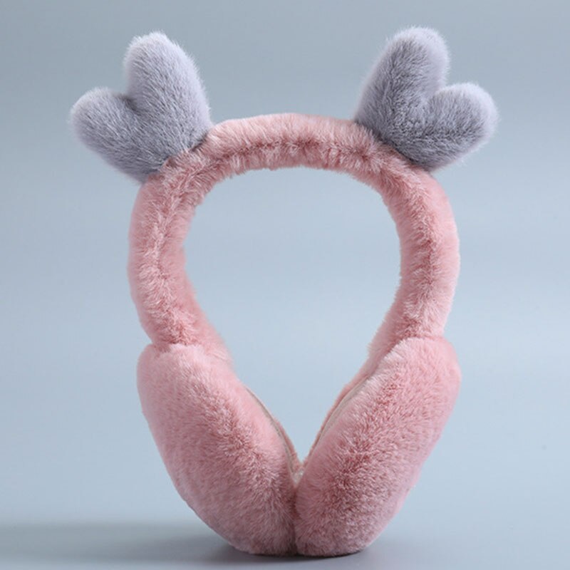 Soft Plush Ear Warmer Winter Warm Earmuffs for Women Men Solid Color Earflap Outdoor Cold Protection Ear-Muffs Ear Cover