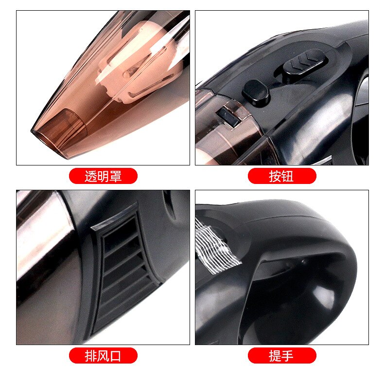 Aspiradora portátil de mano inalámbrica para coche, aspirador automático de CA 220V para Interior de coche, hogar y limpieza de ordenador