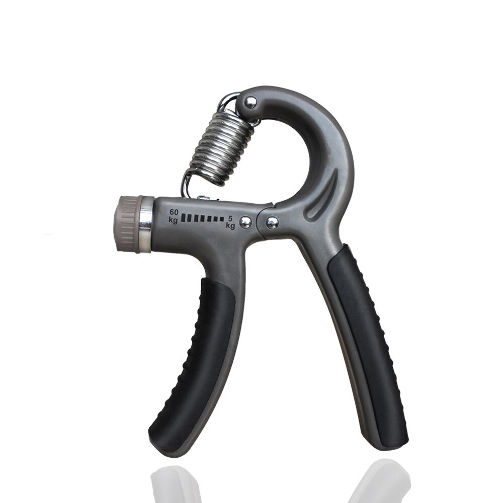 Hand Exerciser Sport Hand Adiustable Anti-slide Hand Wrist Device Finger Pinch Carpal Portable Fitness Equipment: Grey