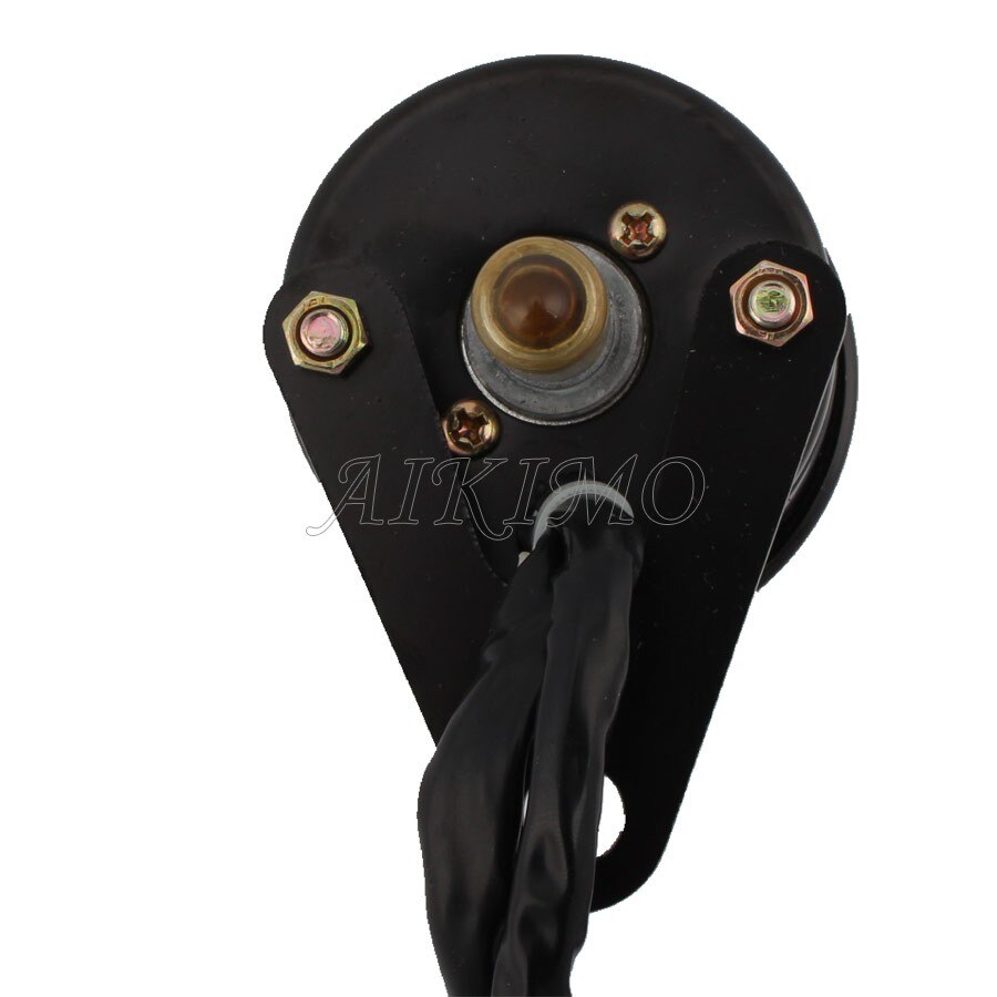 Universal 12V Motorcycle Speedometer Odometer LED Indicator Dual Speed Meter dash board
