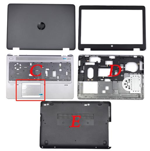 Écran LCD pour ordinateur portable HP Probook 650 G2 655 G2 G3, coque arrière/avant/lunette/charnières/repose-paume/boîtier inférieur d'origine, 840724 – 001, 840726-001