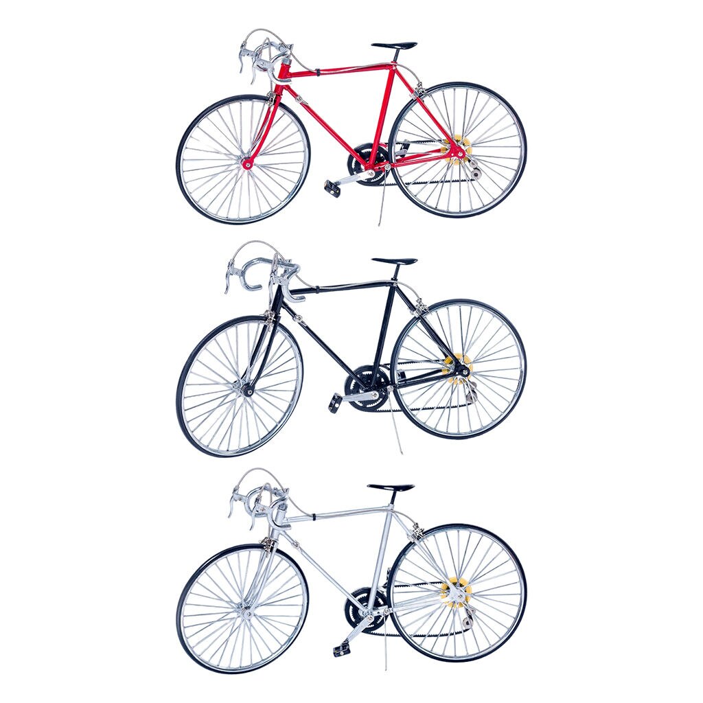 retro 1/6 Fahrrad Modell Metall Fahrrad DIY Bausatz Figuren Heimat Schreibtisch Dekor Handwerk Sammlungen für Erwachsene freundlicher