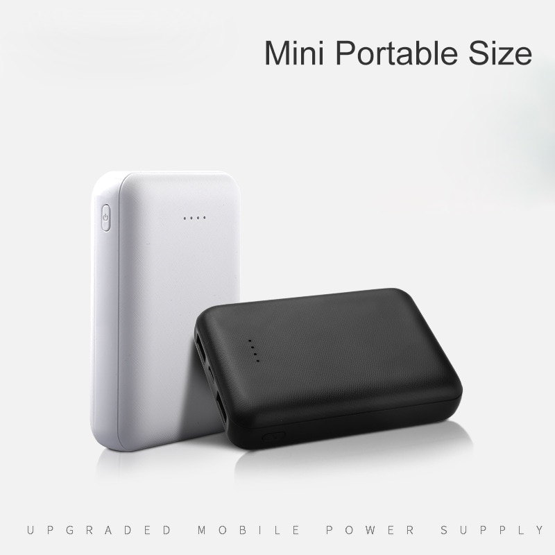 8000Mah Draagbare Mini Externe Batterij Power Bank Dubbele Usb Uitgang Telefoon Oplader Voor Mobiele Telefoon