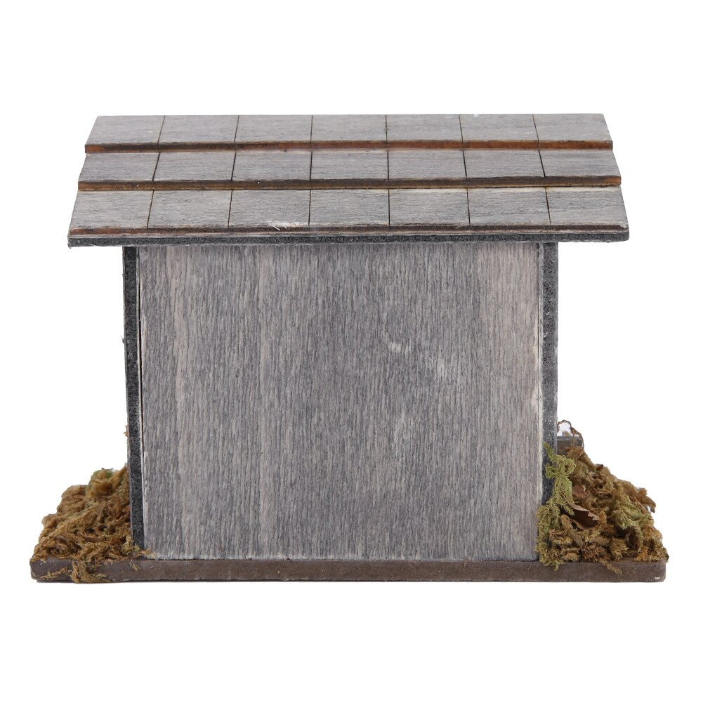 1/12 miniaturen Puppenhaus Holz Simulation Huhn Koop Dekoration Mini Hühnerstall für Puppenhaus Dekoration Zubehör