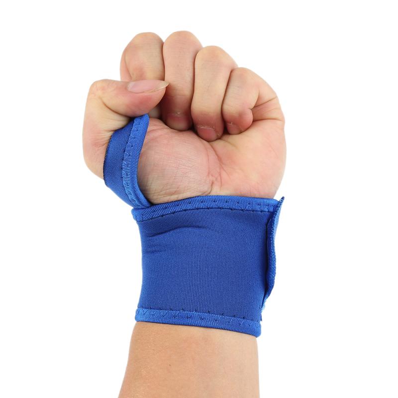 1 Pair Adjustable Wrist Support ProtectiveExercises Hand Band Strap Wraps Bandage Weight Lifting Outdoor Sports Training