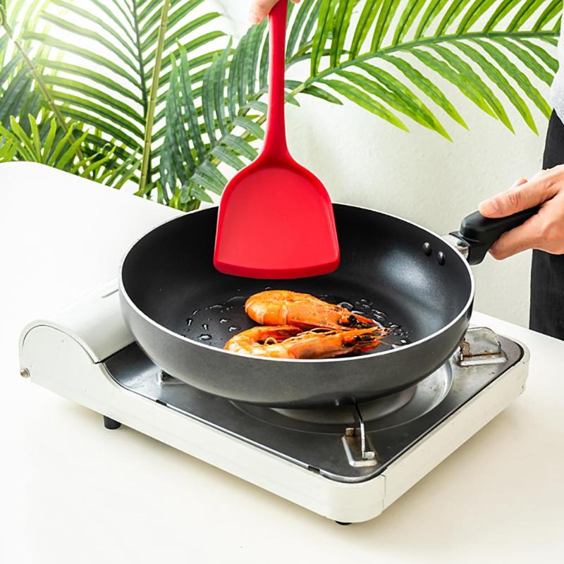 10 st / set köksredskap set nonstick silikon spatel sked olja borste bbq klipp köksredskap diy bakverktyg