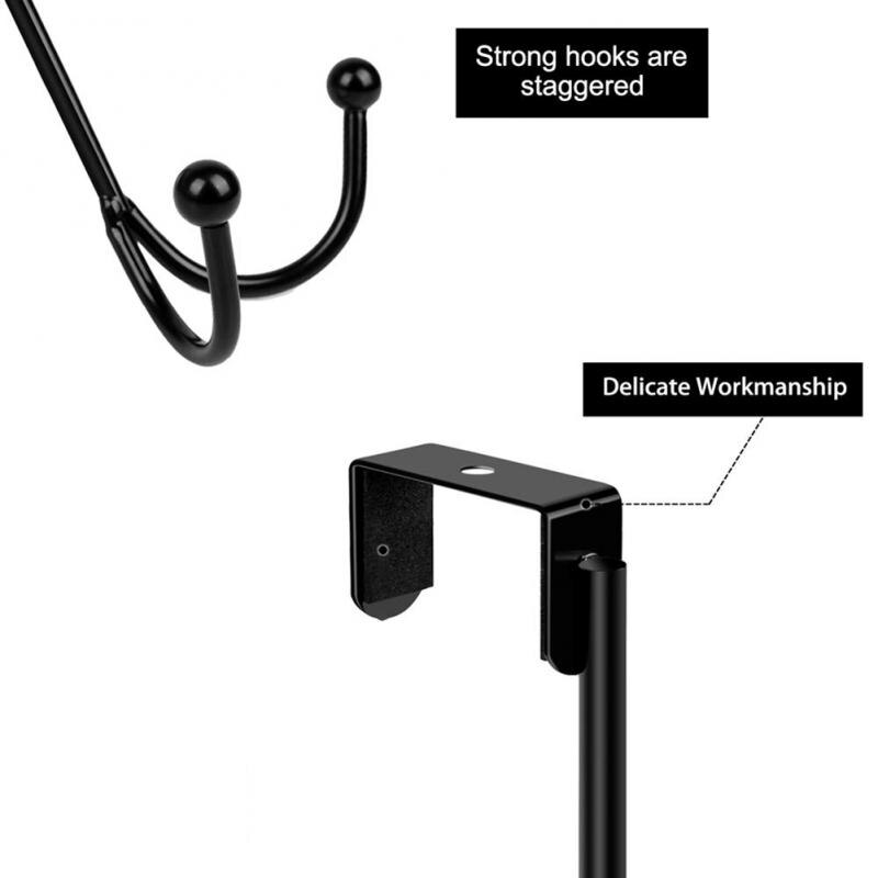 Smeedijzeren Deur Terug Haak Slaapkamer Kleerhanger Deur Terug Jas Haak Badhanddoek Haak Houder Metalen Haak Gratis Ponsen