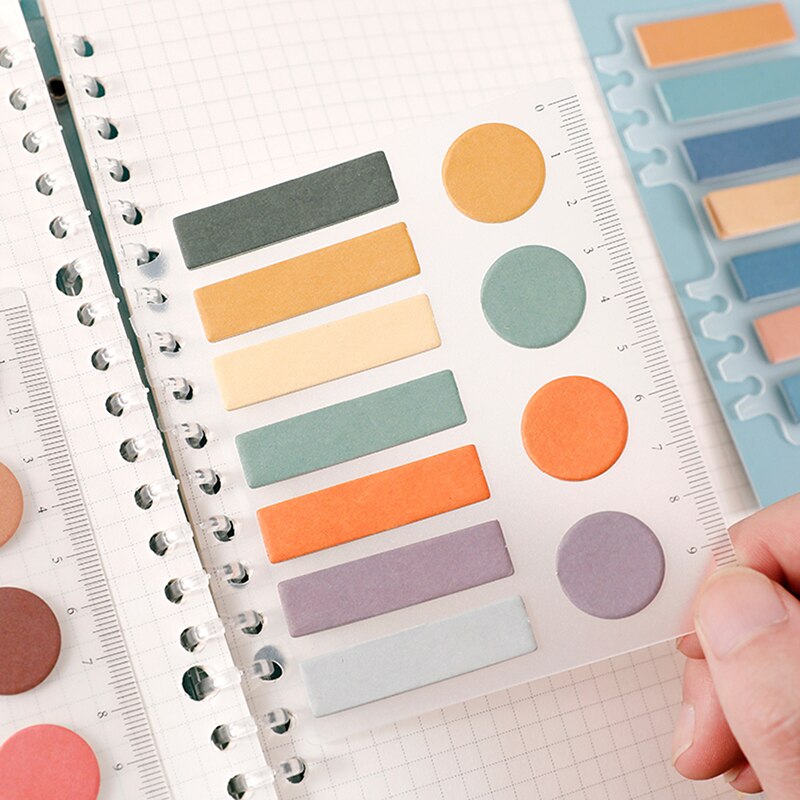 Creatieve Geometrie Kleurrijke Stickers Scrapbooking Planner Bladwijzer Te Doen Lijst Labels Bullet Dagboek Journal Decoratieve Supplies