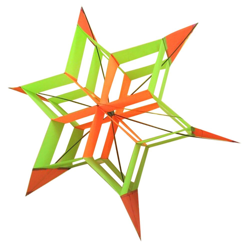 Plum Blossom Kite - Stereo Hexagon Design - Colorful & Funny Outdoor Toy