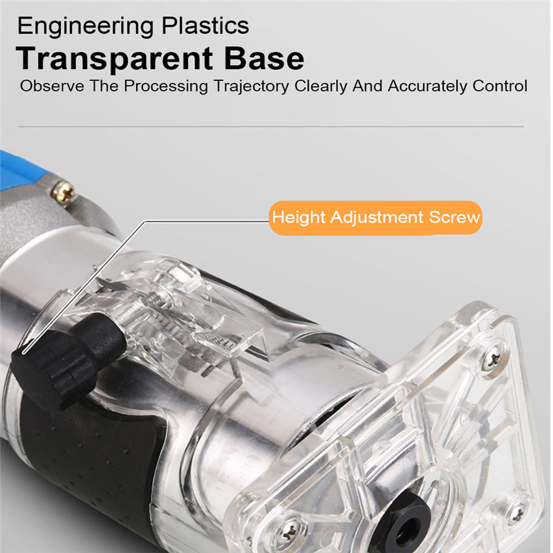 110V/220V Woodworking Electric Trimmer 800W Wood Router Milling Cutter Engraving Slotting Trimming Machine Wood Carving Machine