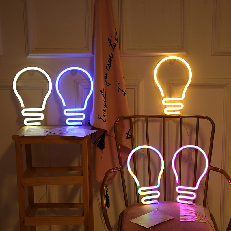 LED Neon Light Sign Clouds USB AAA Battery Powered Wall Art Bedroom Decor Hanging Home Wedding Party Decor Xmas