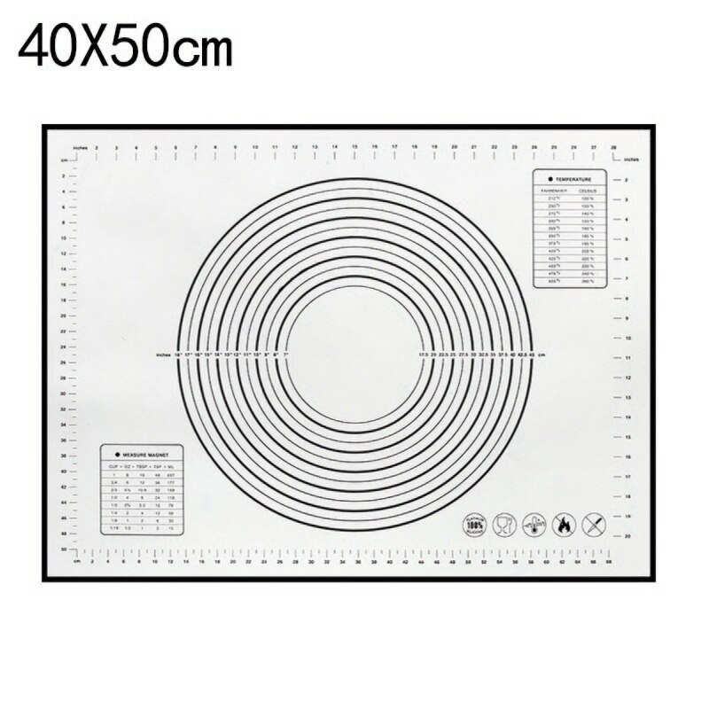 60*40CM Nicht-Stick Silikon Back Matte Pad Backen Blatt Glas Faser Roll Teig Matte Cookie Macaron backen Matte Gebäck Werkzeuge 15: G224705A