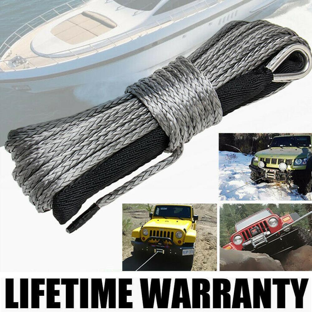 Auto Supplies 4m 5 tons tow rope double thick trailer car traction rope belt For pull U6I9