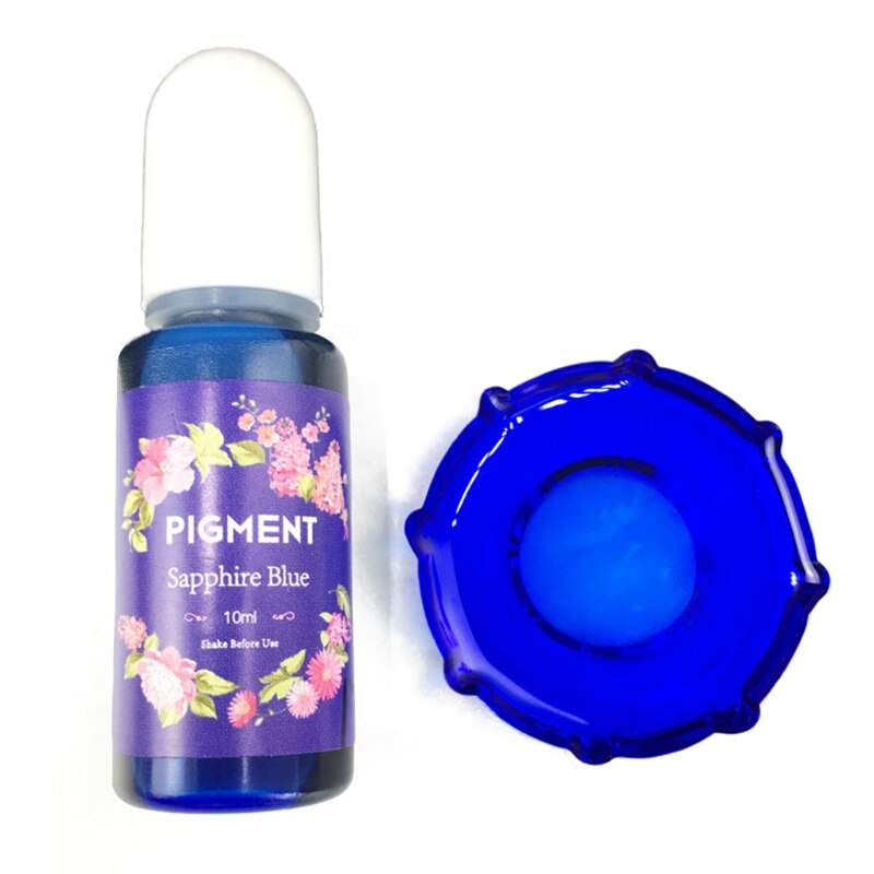 R2LE Kristall Epoxy Pigment UV Harz Farbstoff DIY Schmuck Farbstoff Kunst Handwerk Färbung Trocknen Farbe Mischen Flüssigkeit Dekorationen: Royal Blue