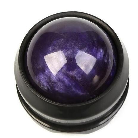 Massage Roller Ball Massager Body Therapy Foot Back Waist Hip Relaxer Stress Release Muscle Relaxation: Purple