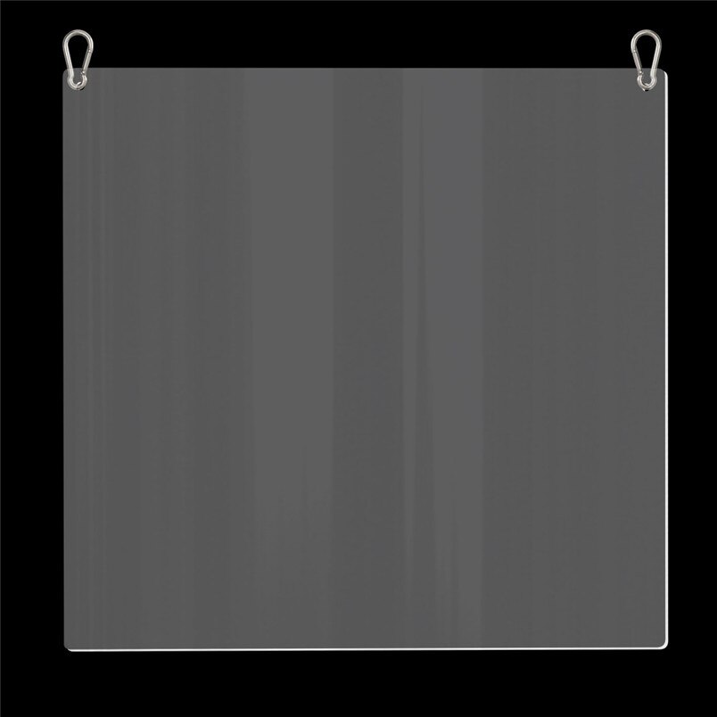 40 x 40cm Sneeze Guard Shield Protection Safety Counter Top Perfection Reception Counter Side Office Reception