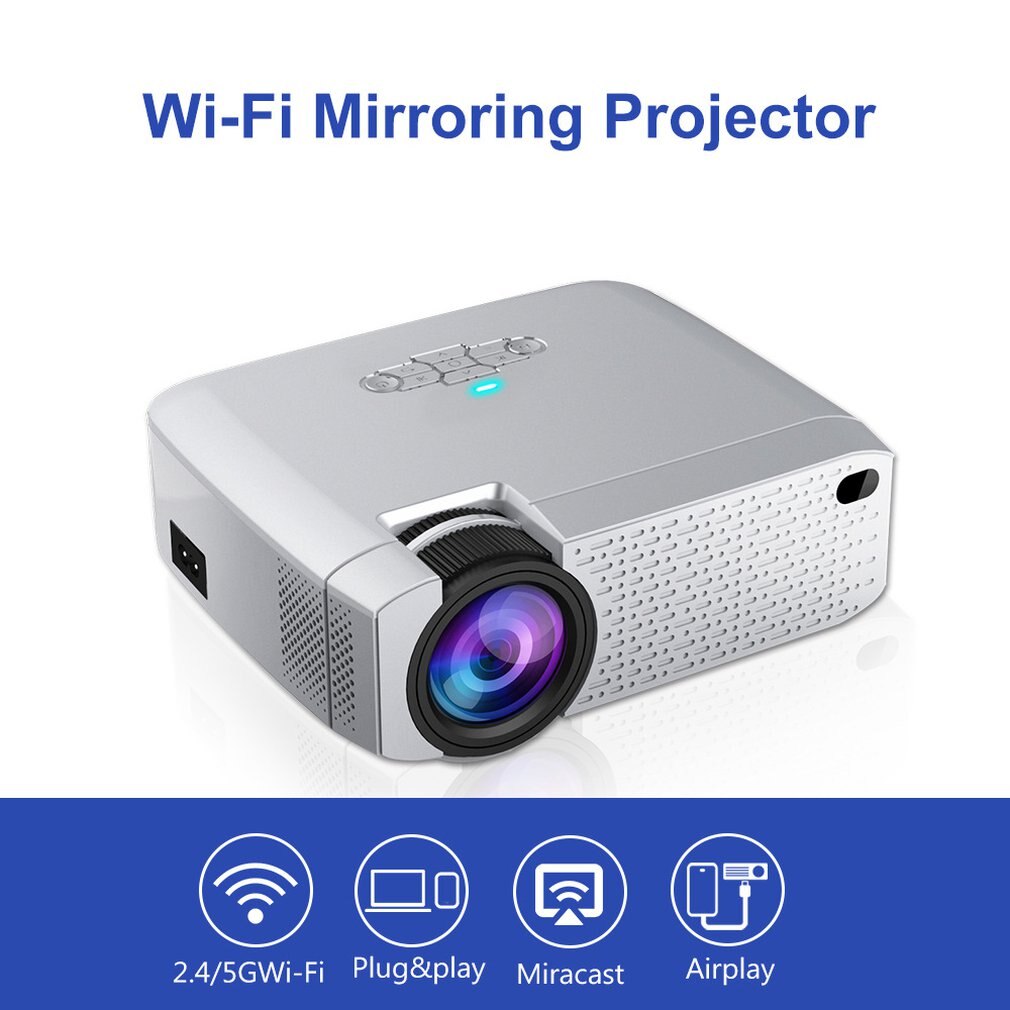 D40W Led Mini Projector Hd 1080P Video Projector Lumen Home Theater Media Player Video Beamer Proyector