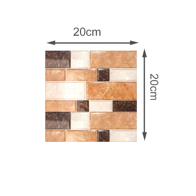 Simulation Tile Wall Sticker Mosaic Effect Self-Ad... – Vicedeal