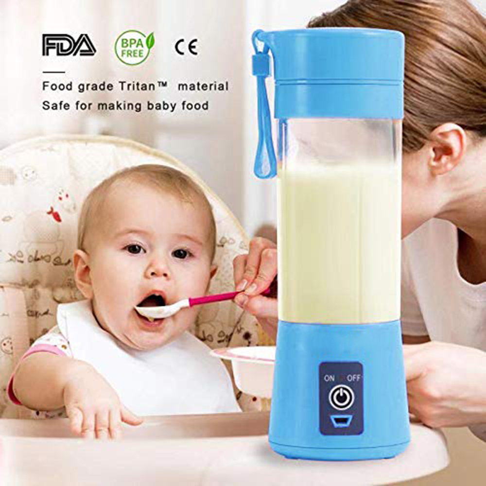Håndholdte juicere elektrisk usb-opladning smoothie blender maskine mixer juice kop og hjemmelavet blender knust mad til børn