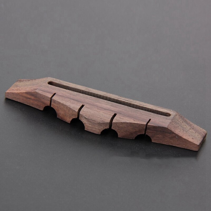 Rosewood Bridge Piezo Bridge Zadel Moer Voor Ukulele 4 String Gitaar Onderdelen Muziekinstrumenten Accessoires