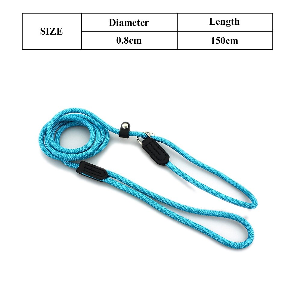 Haustier Hund Leine Seil Für Kleine Mittel groß Hund Katze Blei Welpe Leine Chihuahua dauerhaft Haustier Leinen nutzbar machen Hund-kragen Haustier Produkte: Blau m-ys0015