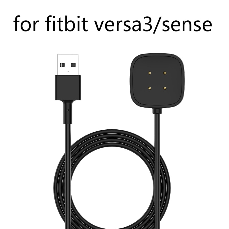 Opladen Dock Voor Fitbit Versa 3/Gevoel Smart Horloge Charger Cable Usb Opladen Gegevens Cradle Voor Fitbit Gevoel Charger stand TSLM1