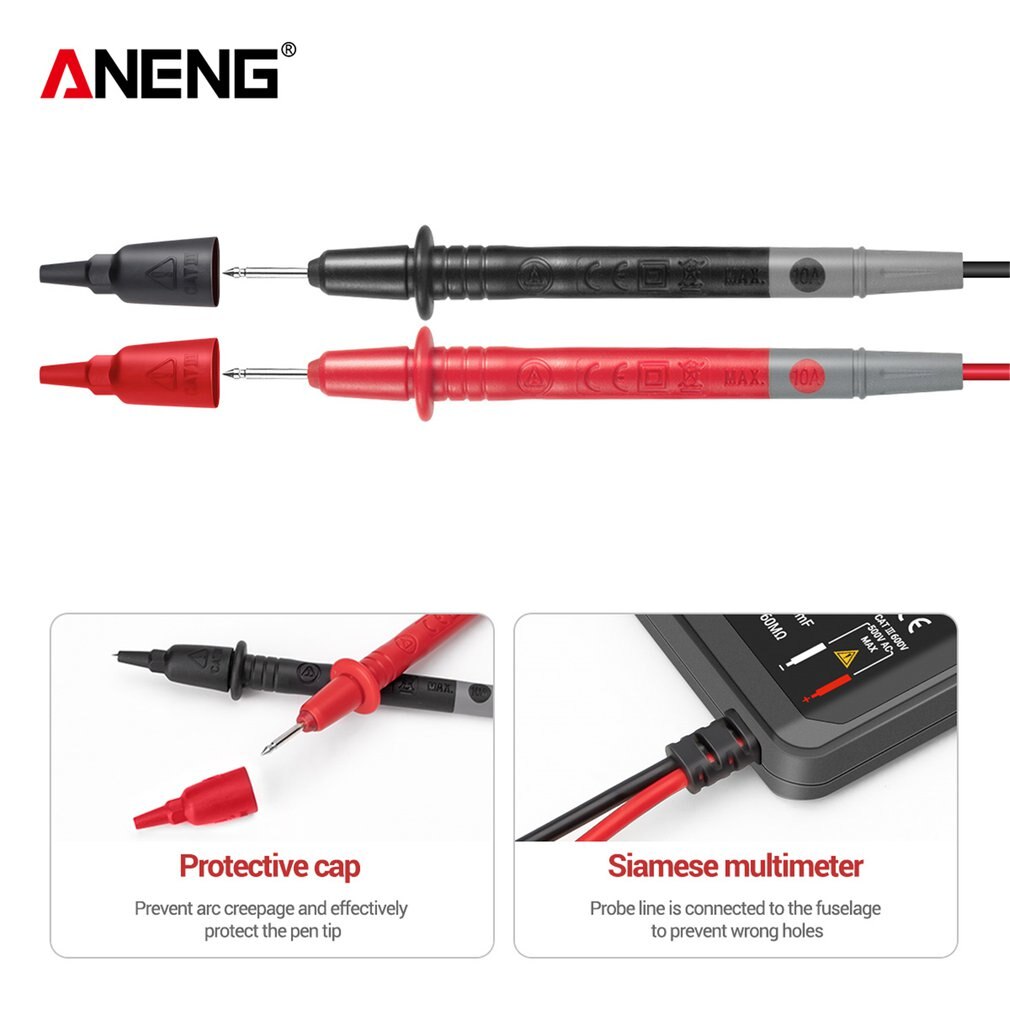 Digital Multimeter Smart Screen DC Analog Bar True RMS Tester 6000counts Transistor Capacitor NCV Testers Meter