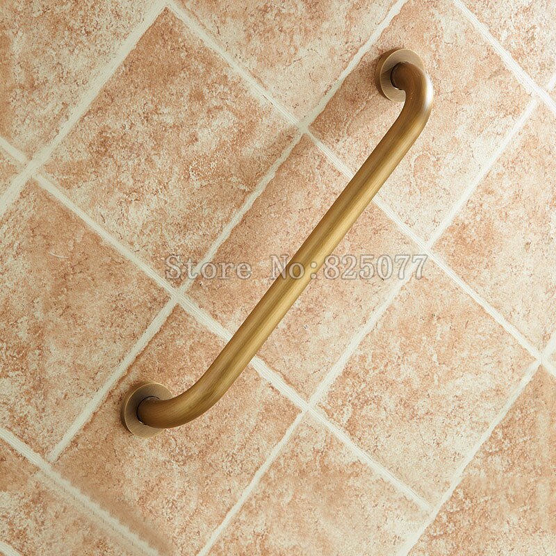 Sølv / guld / antik messing badestøtte skinne handicap støtte håndtag håndtag sikkerhed badeværelse bruser badekar håndtag 32cm kf1005