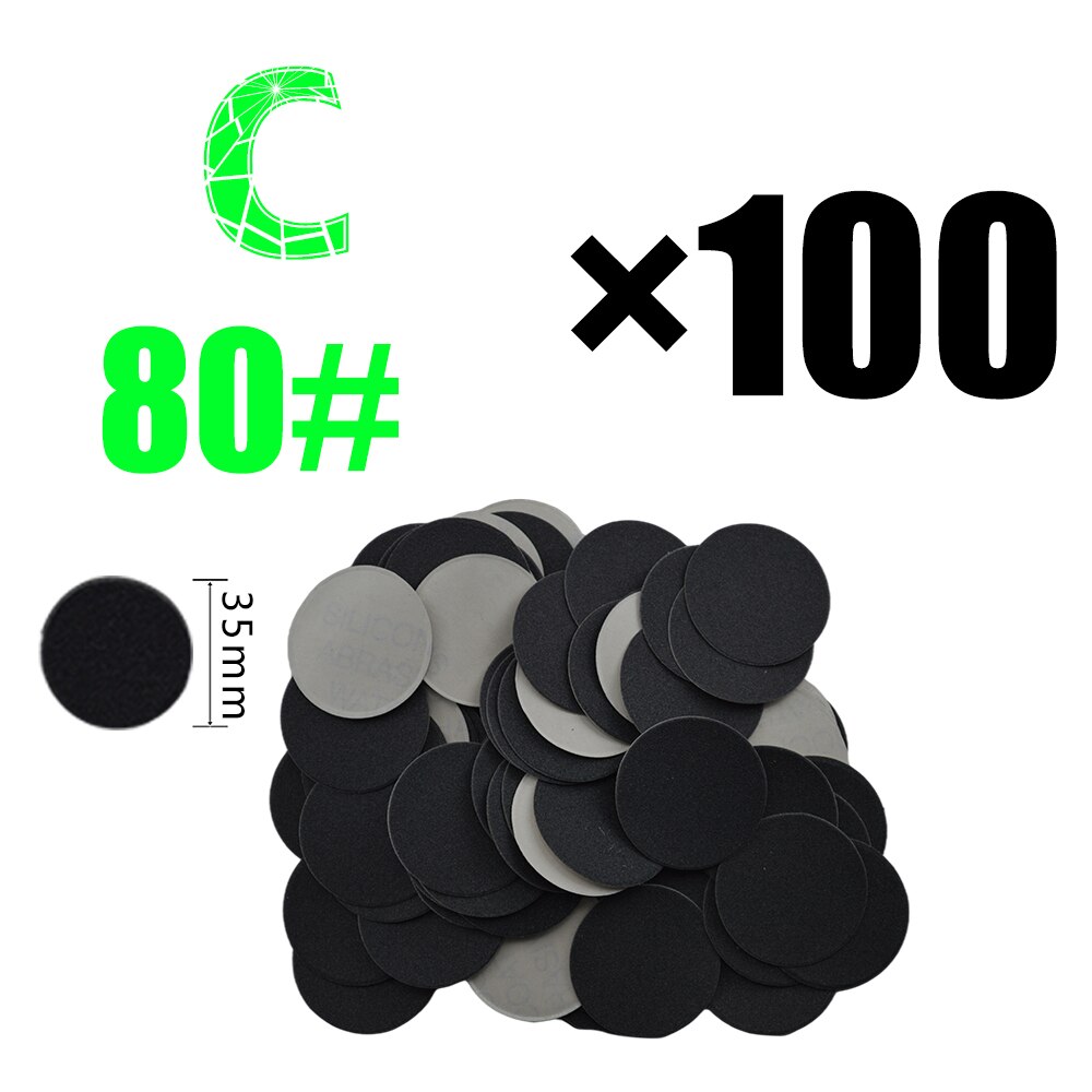 Edelstahl-Schleifpapier, 15 mm, 20 mm, 25 mm, Metallscheibe, Pediküre, rotierender Grat, Füße, Feile, Hornhaut, Schleifpapier, Nagelbohrer: Silber