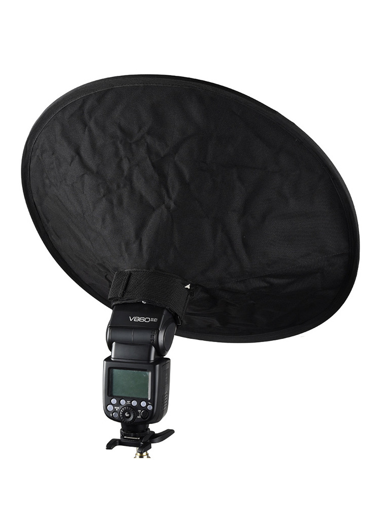Diffusore Speedlite Flash Softbox Flash a cono rotondo pieghevole portatile da 44 cm per accessori per studio fotografico