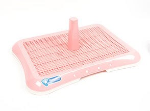 Pet Dog Cat Products Auto Flush Little Toilet Box: Pink / S