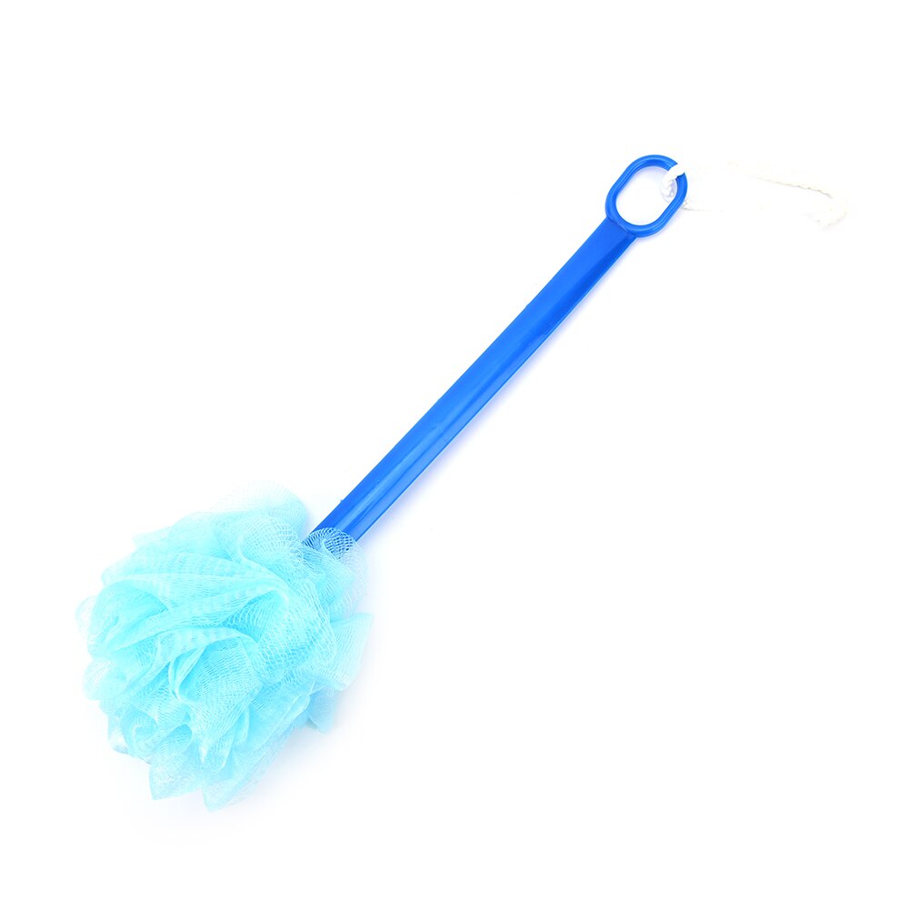 Long Handled Plastic Body Bath Shower Back Brush Scrubber Skin Cleaning Massager