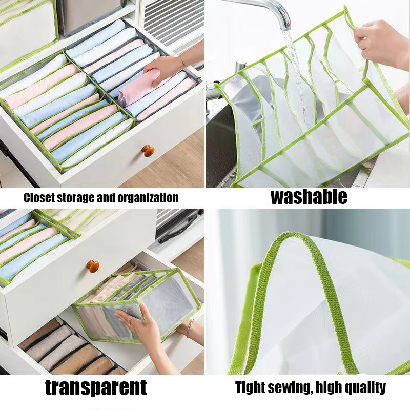 Home Foldable Clothes Closet Organizer Drawer Jeans Shirt Storage Boxs Cabinet organizer drawers Washable